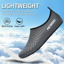 新款男士水鞋、女士水鞋、中性水鞋、沙滩鞋、溯溪鞋、凉鞋、户外游泳鞋、潜水鞋、防滑轻便涉水鞋浮潜鞋 - 灰色 - 查看 4