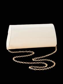 Bolso de fiesta elegante de moda para damas, nueva bolsa de fiesta de PU elegante para baile de graduación, juego de tres piezas con joyería con brillantes rhinestones, que incluye collar con colgante de rhinestones, aretes y pulsera, adecuado para fiestas, reuniones, cenas y bodas.