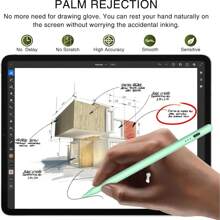 Lápiz óptico actualizado para iPad de 9a y 10a generación, Apple Pencil de 2a generación, lápiz óptico iPad de carga rápida para iPad Pro 11/12.9 de 3a/4a/5a generación, iPad Mini 5/6, iPad 6/7/8, iPad Air 3/4/5, Apple Pen para iPad 2018-2025