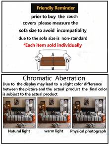 1pc All Season Sofa Cushion Cover, Modern Minimalist Non-Slip Sofa Seat Protector, Dust-Proof And Machine Washable Sofa Cover, Grey, Soft And Fade Resistant, Pet Friendly, Fits For L-Shaped Sofa, Bedroom, Office, Living Room - Grey - View 4