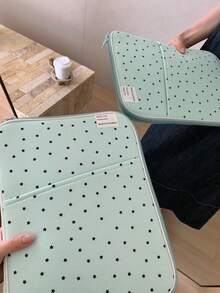 Funda para portátil estilo coreano, bolsa para portátil multifuncional y con absorción de golpes compatible con portátiles de 10/11/12.9 pulgadas y 13 pulgadas - verde menta - Ver 8