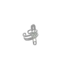 1 pieza de Broche de pentágono de circonita, Anillo de circonita para uso diario, Regalo