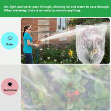 حقيبة شبكة مضادة للحشرات لنبات البستان ، غطاء شبكي مقاوم للحشرات للأشجار المثمرة وللحديقة قطعة واحدة