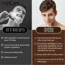 Maxcare Foam-Free Shaving Gel For Beards 500ml - Transparent - View 4