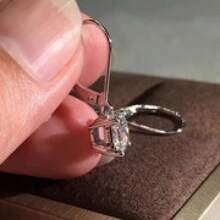 Minimalist Square Hoop Earrings - 925 Sterling Silver Hypoallergenic Jewelry With CZ Accents