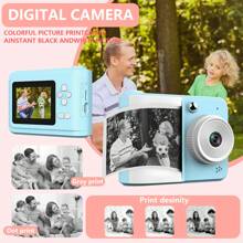 Kids Camera Instant Print, For Girls, Screen Kids Digital Camera, Birthday Christmas Kids Toys Gifts Selfie Children Camera For Kids Age 6-12 Years Old Girls