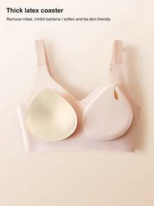 Copa de ropa interior acolchada de 6 cm de grosor, relleno para pechos pequeños, insertos de almohadilla de pecho con aumento desmontables y lavables para aumentar el acolchado, accesorios de ropa interior y sujetador - Albaricoque - Ver 2