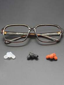 1/4pairs Glasses Foot Cover, Soft Silicone Anti Slip Cover, Board Frame, Mirror Leg Pressure Reducing And Anti Falling Sleeve, Ear Support, Foot Pad