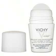 Vichy 薇姿 48 小时止汗走珠香体露，无香型，50 毫升 - 适合敏感肌肤 - 白色 - 查看 3