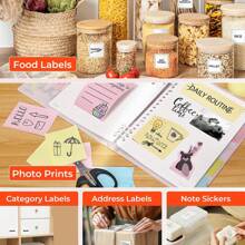 Marklife Marklife P50 Pro Bluetooth Label Maker Machine With Tape(1Roll/3Rolls), Wireless Label Printer, Versatile App With 100 Fonts And 1000+ Icons, Inkless Labeler For Home, Kitchen, School, Office Organization, White