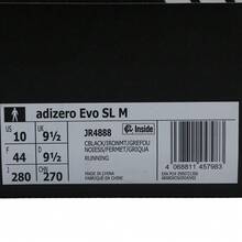 Adidas Giày chạy bộ Marathon ADIZERO EVO SL hiệu suất nhẹ, thoáng khí, thấm hút mồ hôi, đệm êm ái cho nam JR4888 - màu đen - Xem 7