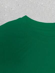 Mexico Shield Flag Colors Women's Fashion Short Sleeve T-Shirt, Y2K Clothes, Back To School Clothes, Vintage Clothes, Street Wear, Rock, Holiday, Vacation, Festival, Summer Tops - màu xanh lá - Xem 3