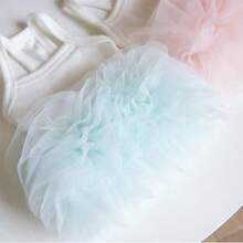 Váy tutu ballet Ethereal dành cho mèo và chó – Váy cho thú cưng bằng vải tuyn nhiều lớp, mềm mại và thoải mái, thời trang xuân hè - Nhiều màu - Xem 9
