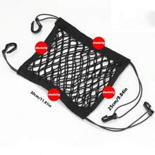 Pet Dog Car Back Seat Barrier Mesh Net, Vehicles Dog Isolation Divider Net