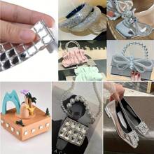 1 rollo de pegatinas de azulejos de fibra de vidrio autoadhesivos 3D - Estilo contemporáneo, calcomanías de mosaico de rhinestone para decoración de paredes DIY, decoración del hogar, pegatinas, calcomanías de pared, calcomanías de vinilo para decoraciones del hogar, artículos de decoración de primavera para refrescar tu hogar, pegatinas de decoración de ramas