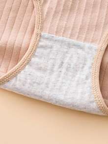 10 peças de calcinhas triangulares minimalistas de poliéster de cores aleatórias para mulheres jovens