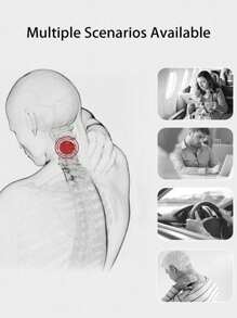 Almofada de viagem para pescoço, avião, carro, casa, escritório, voo, capa macia, almofada portátil em formato de U para estudantes adultos, suporte e proteção das vértebras cervicais durante os estudos ou passeios, outras viagens, almofada em formato de U, carro confortável, almofada de apoio fofa, acessórios de viagem, almofada em formato de U para cochilo em trem de alta velocidade, decoração de pescoço, presente para homens e mulheres, essencial para carteiros, essencial para a volta às aulas, presente de Natal
