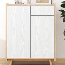 1 Roll White Wood Grain Self-Adhesive Removable PVC Wallpaper, Easy To Apply And Remove, Suitable For Kitchen, Bedroom, Living Room, Countertops, Furniture, Home Decor And Renovation Wall Paper Wall Stickers Room Decor Wall Decor Wall Sticker