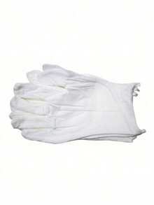 1/2/3/5/10/15Pairs White Gloves, Suitable For Eczema And Dry Hands - Breathable Work Gloves With Lining - Moisturizing SPA Soft Jewelry Inspection Gloves - Elastic Fit Cloth Gloves, Suitable For Most Women - Multicolor - View 5