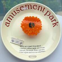 鸟与花系列发夹，小众设计鹦鹉醋酸纤维发夹，卡通拼布鸟发夹，创意可爱大雏菊醋酸纤维发夹，向日葵发夹，可爱甜美花朵发髻发夹，高品质水钻发夹 - 彩色 - 查看 15