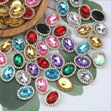 50pcs Oval Water Drops, Diamond Rings, Hand-Sewn Diamonds, Clothing, Accessories, Hats, Shoes, Bags, Accessories