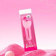 Miniso Barbie Series 2-In-1 Eyelash Curler Portable Eyelashes Curling Clip Makeup Applicator Natural Lash Tweezers Beauty Tools Cosmetic Accessories - Pink - View 1