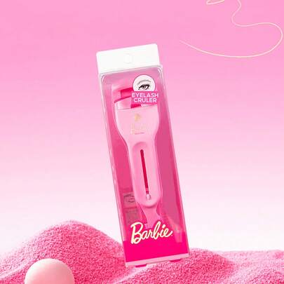 Miniso Barbie Series 2-In-1 Eyelash Curler Portable Eyelashes Curling Clip Makeup Applicator Natural Lash Tweezers Beauty Tools Cosmetic Accessories