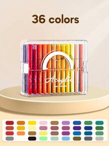 12/24/36/48/60 Colors Tip Art Marker Sets, Professional Permanent Sketch Marker Pen , For Art Drawing Painting Sketching Calligraphy , Journal Planner Comics Design School Supplies , Color Rod Straight Liquid Marker Set, Art Supplies School Supplies, Back To School