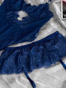1 pieza Mono con lentejuelas y lentejuelas sexy para mujer, apto para uso en casa y ropa interior