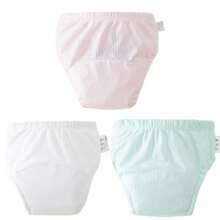 Set de 5 pañales de tela reutilizables para bebé, diseño minimalista y lindo en múltiples colores, adecuado para niños y niñas, pañales de entrenamiento para ir al baño a prueba de fugas, para todas las estaciones