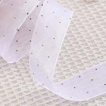 Sequin Chiffon Ribbons - DIY Bow Accessories, Hat Decor, Flower Shop Packaging, Shiny Metallic Dots - Multicolor - View 19