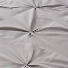 7 Pieces (Full/Queen/King) Elegant Bed In A Bag Comforter Set, Twin(5 Pieces),Stylish Solid Comforter, Soft Microfiber, Comfortable And Warm, Cloud-Like Soft Bedding Set, Bedroom Decor For Spring/Summer/Autumn/Winter, Ideal Gift - Xám - Xem 5
