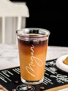 Custom Name Water Cup, Personalized Clear Tumbler, Clear Name Cup, Custom Drink Cup, Office Use Cup, Gym Water Bottle, Bridesmaid Gift Cup, Custom Text Cup, Daily Hydration Cup, Personalized Drinkware Custom Text Drink Cup For Office Gym Daily Use, Bridesmaid Gift Water Bottle - Multicolor - View 5