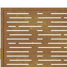 Garden Gate 41.3"X68.9" Corten Steel Square Design-9538 - 彩色 - 查看 8