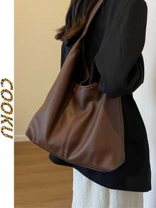 大容量简约手提包和单肩托特包水桶包