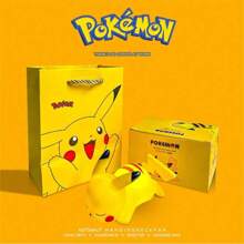 pokemon Luz nocturna decorativa con Pikachu de Pokémon que brilla, lámpara de mesita de noche con Pikachu de Pokémon como regalo de cumpleaños o Navidad