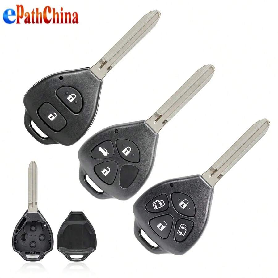 Etui na kluczyk samochodowy z 2/3/4 przyciskami do Corolli, Camry, RAV4, Crown