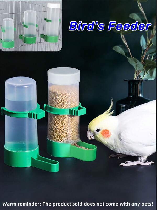 1 Stück/2 Stück/3 Stück Vogel Automatik Tränke & Fütterung, Papagei Wasserschale, Hühner Futternapf & Käfig Zubehör