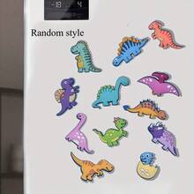 2pcs/4pcs/6pcs/8pcs/12pcs Dinosaur Refrigerator Stickers - Home Kitchen Decorations/Kitchen Utensil Storage Boxes/Whiteboard Magnets/Ideal Holiday Gifts - Multicolor - View 13