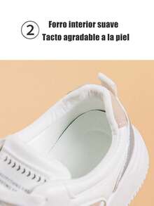 Moda de las mujeres de fondo grueso aumento de la altura de encaje hasta zapatillas de deporte casuales, zapatillas de tenis de las mujeres, transpirable y wearable punta redonda zapatos blancos de baja altura, versátil ultra-ligero de fondo blando zapatos deportivos casuales de mesa, adecuado para ir de compras, con vestidos y ropa casual todos los días - Azul - Ver 7