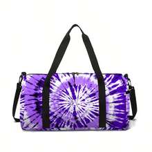 Tie-Dye Pattern Printed Large Capacity Travel Duffel Bag Travel Bag Handbag Luggage Bag For Travel For Business For Vacation Holiday Portable Multifunction Unisex Weekender Bags