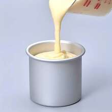 1pc/5pcs, Round Baking Cake Mold, Higher, Thicker, Non-Stick Aluminum Material With Removable Bottom, Suitable For Cakes, Dumplings And Desserts - Perfect Choice For Family Gatherings, Parties And Layered Snacks/Dessert Service | Glossy Pie Plate, Baking Accessories - Multicolor - View 7