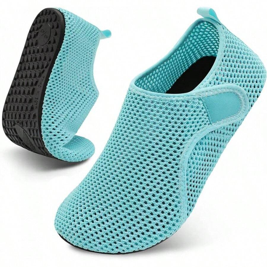 Scurtain Barefoot Shoes Women Men Beach Swim Aqua Socks Summer Quick-Dry Sandals Slippers - 藍色 - 查看 1
