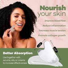 Stainless Steel Gua - Guasha Face - Massager Jawline & Chin, Face Sculpting, Fascia Massage Face Massage, Gua Tools - Skin Care Gifts Women