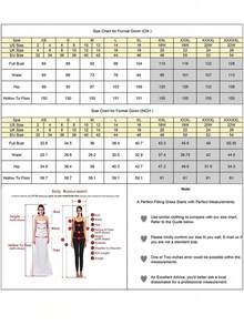 Sequin Mermaid Style Formal Evening Gown, High Slit Design, Suitable For Wedding Guests - Beige - View 4