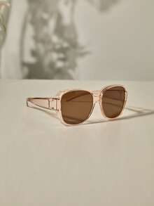 1 Stück neue modische polarisierte Clip-On Modebrillen, geeignet für kurzsichtige Menschen, Damen Fahrbrille Weihnachtsgeschenk