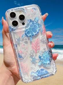 Ins Buoyancy Chambers For Marine Animals To Prevent Falls Phone 15 Case, Phone 14 Pro Max Makeup Cover, 13 Mirror, 12 Anti-Drop Feature, 16 Large Hole, 11 For Women,Anti-Drop Phone Case Support Protection Anti-Scratch Non-Yellowing Transparent Smartphone Cover Gift For Apple Phone 11/11 Pro/11 Pro Max 12/12 Pro/12 Pro Max/13/13 Pro/13 Pro Max/14/14 Plus/14 Pro/14 Pro Max/15/15 Plus/15 Pro/15 Pro Max/16/16 Pro/16 Plus/16 Pro Max/16E/X/XS/XSMax,Galaxy S24/S24 Plus/S24 UlTRA/Galaxy S23/S23 +/S22 Ect./TPU Material Protective Case, Phone Protective, The Best Birthday Gift For Your Friends And Family, Suitable For Both Men And Women