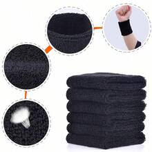 8pcs Nylon Sweatbands - Moisture-Wicking Breathable Sports Wristbands, Suitable For Tennis, Soccer, Basketball, Running And Climbing, Multiple Colors Available, Adjustable Size, Comfortable Cuffs Enhance Control, Gym Wristband Accessories - Multicolor - View 7
