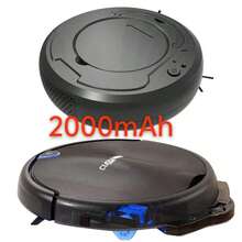 Aspiradora robot inteligente y totalmente automática, diseñada para uso doméstico, aspiradora eficiente con funciones de barrido, aspirado y trapeado en 3 en 1, limpieza integral del hogar - Negro - Ver 12