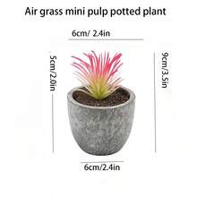 Artificial Mini Succulent Flower Potted Plants Combination, Realistic Pulp Succulent Desktop Decoration For Indoor Balcony - Multicolor - View 6